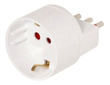Imagen de Adaptador 3 En Línea Con Salida Schuko Blanco Vivion Pack X3 - adaptador schuko