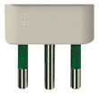 Imagen de Adaptador 3 En Línea Con Salida Schuko Blanco Vivion Pack X3 - adaptador multiple