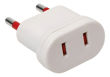 Imagen de Adaptador Conatel Ficha Americana Blanco Pack 6 -sc- - blanco