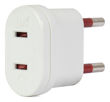 Imagen de Adaptador Conatel Ficha Americana Blanco Pack 6 -sc- - blanco
