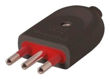 Imagen de Ficha Macho 3 En Linea 10 Amp Conatel Pack X 6 Negro -sc-  - negro