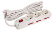 Imagen de Alargue Zapatilla 2 Schuko + 4 Tres En Linea 3 Metros  -sc-