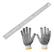 Imagen de Regla De Acero Inoxidable Tolsen De 30cm 12 Pulgadas - Sc -