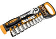 Imagen de Llave Tubo De 3/8 Pulgadas Tolsen + 12 Piezas De Dados -sc-