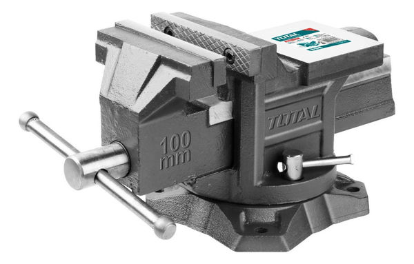 Imagen de Morsa De Banco Total 4 Pulgadas, 100mm, De Apriete 1300kg,