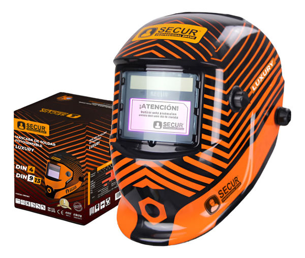 Imagen de Careta De Soldar Fotosensible Automática Luxury Pro Secur