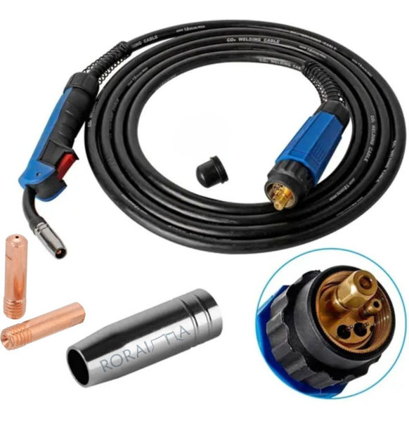 Imagen de Torcha Mig Tipo Mb15 4 Metros 180a Para Soldadora Mig