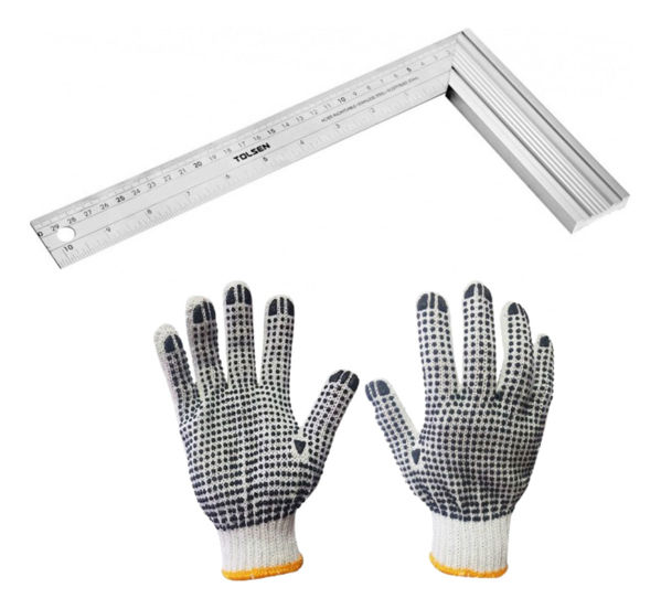 Imagen de Escuadra De Aluminio 30cm Tolsen Aleación Acero Supercenter