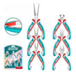 Imagen de Set 6 Mini Alicates Total, Pinzas 4.5'' 11.5cm -sc-