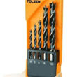 Imagen de Set Mechas Para Madera Tolsen 4-5-6-8-10mm De Acero 5 Piezas