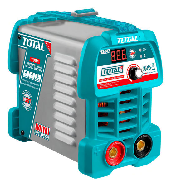 Imagen de Soldadora Igbt Inverter Total Mma 130a, Electrodo, Pantalla Led - Incluye Accesorios Y Careta De Mano - Tw213049