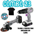 Imagen de Combo 23 Taladro Atornillador Percutor Neo 70nm + Amoladora Gladiator Pro + Disco multiproposito