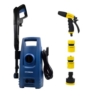 Hidrolavadora Hyundai 105bar 1500w + Manguera Tricapa