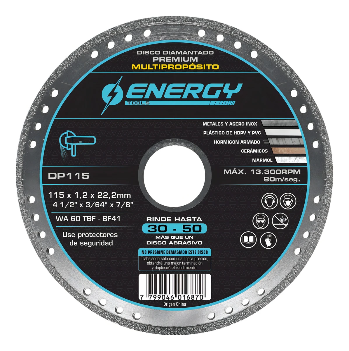 Energy Diamantado DP 115 Disco - Imagen 2