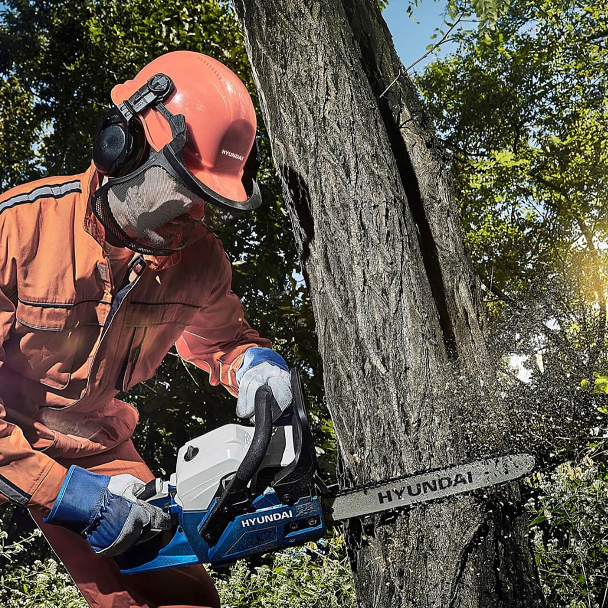 Motosierra Hyundai 45cc 18 Turbo 450 - 1 Año De Garantía - Imagen 3