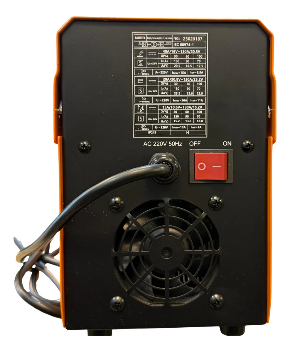 Soldadora Secur Mig Mma Tig 130a Inverter Monofásica - Imagen 4