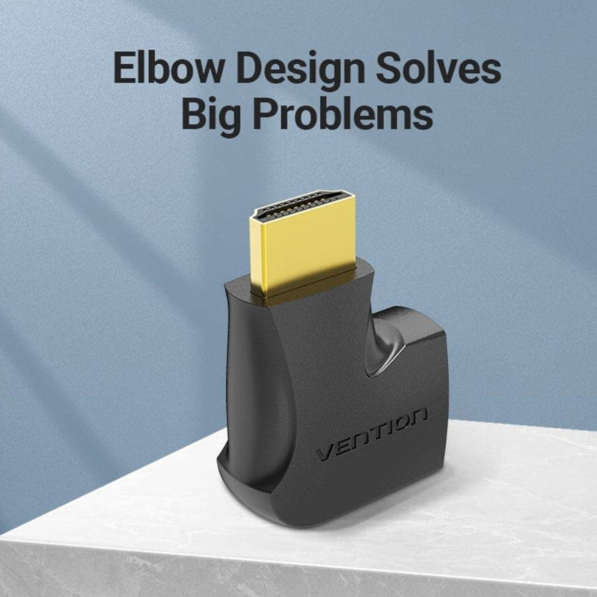 Adaptador Vention Hdmi 270° Vertical Flat Macho Hembra Aiqb0 - Imagen 2