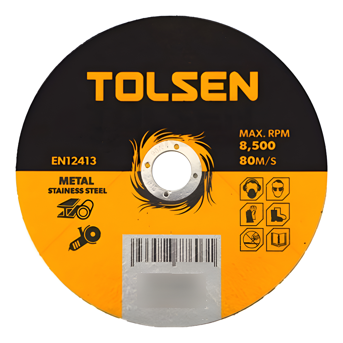 Disco De Corte Metal Tolsen 4 1/2 Pulgadas De 25 Unidades Sc