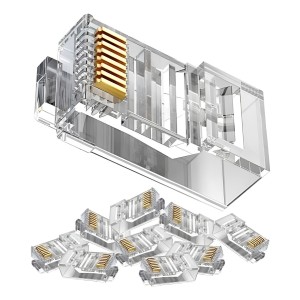 Plug Rj45 Vention Cat6 Utp Transparente 10 Unidades Iddr0-10