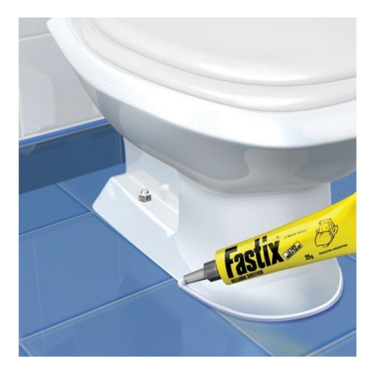 Fastix Sellador Sintetico De Silicona Antihongos 9gr Blanco - Imagen 14