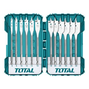 Mechas Para Madera Planas Total Industriales Hex Set De 12