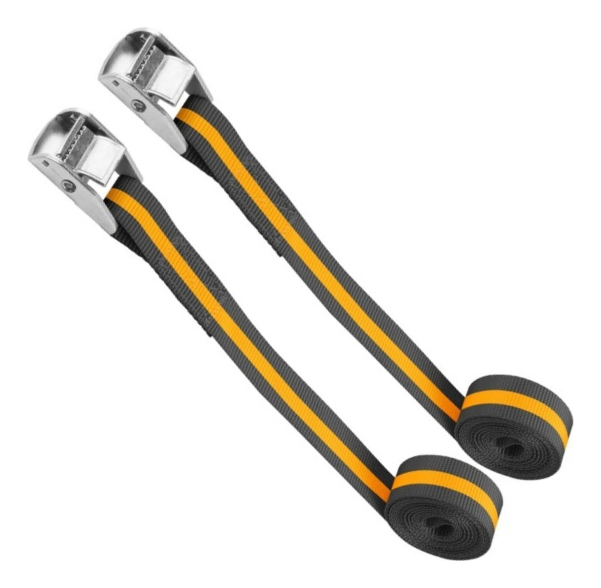 Cinta Sujeta Carga Catraca Tolsen 25mm X 2.5m 100kg Set De 2