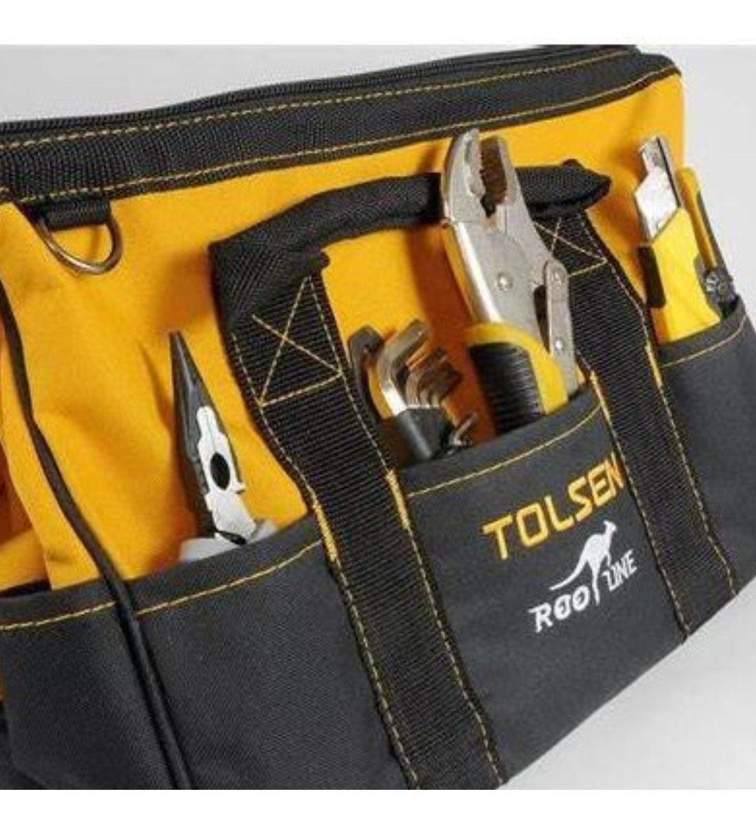 Bolso Para Herramientas Tolsen De Tela Liviana 1,3kg - Sc - - Imagen 2