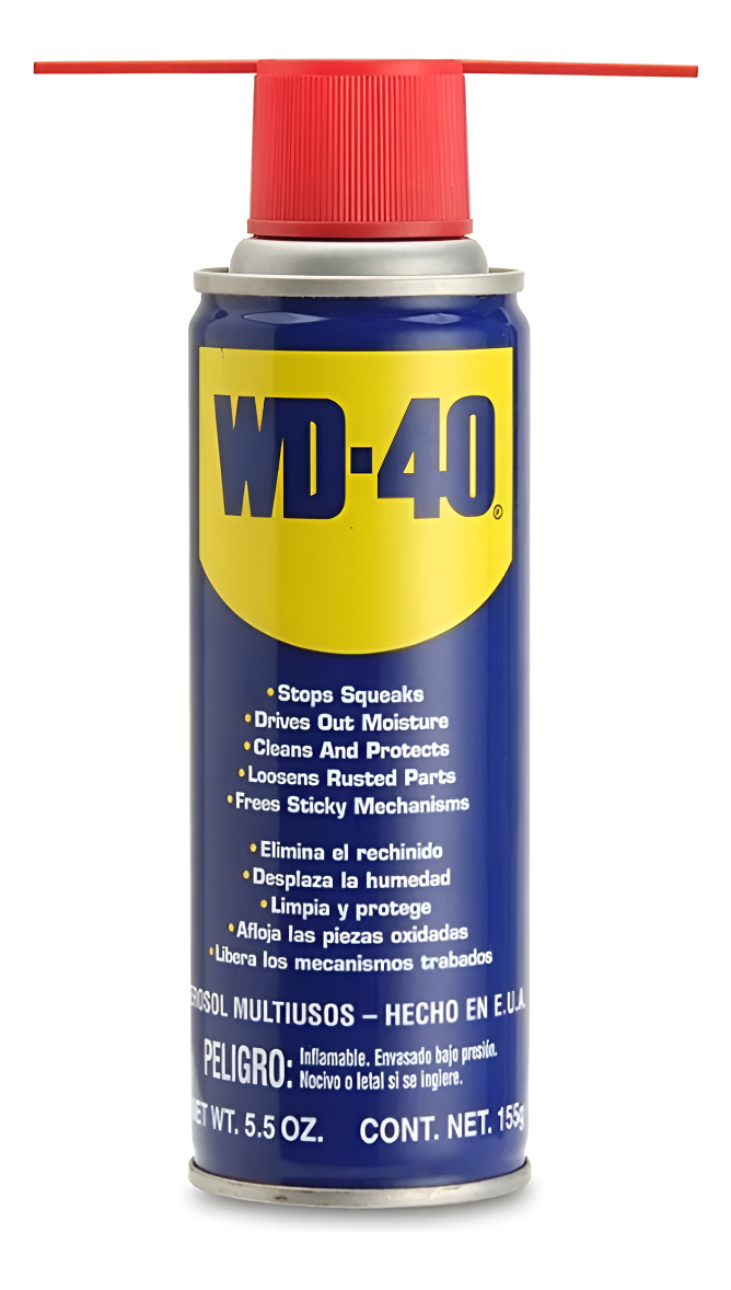Wd-40 Aceite Lubricante Multiusos En Aerosol 155gr -sc- - Imagen 8