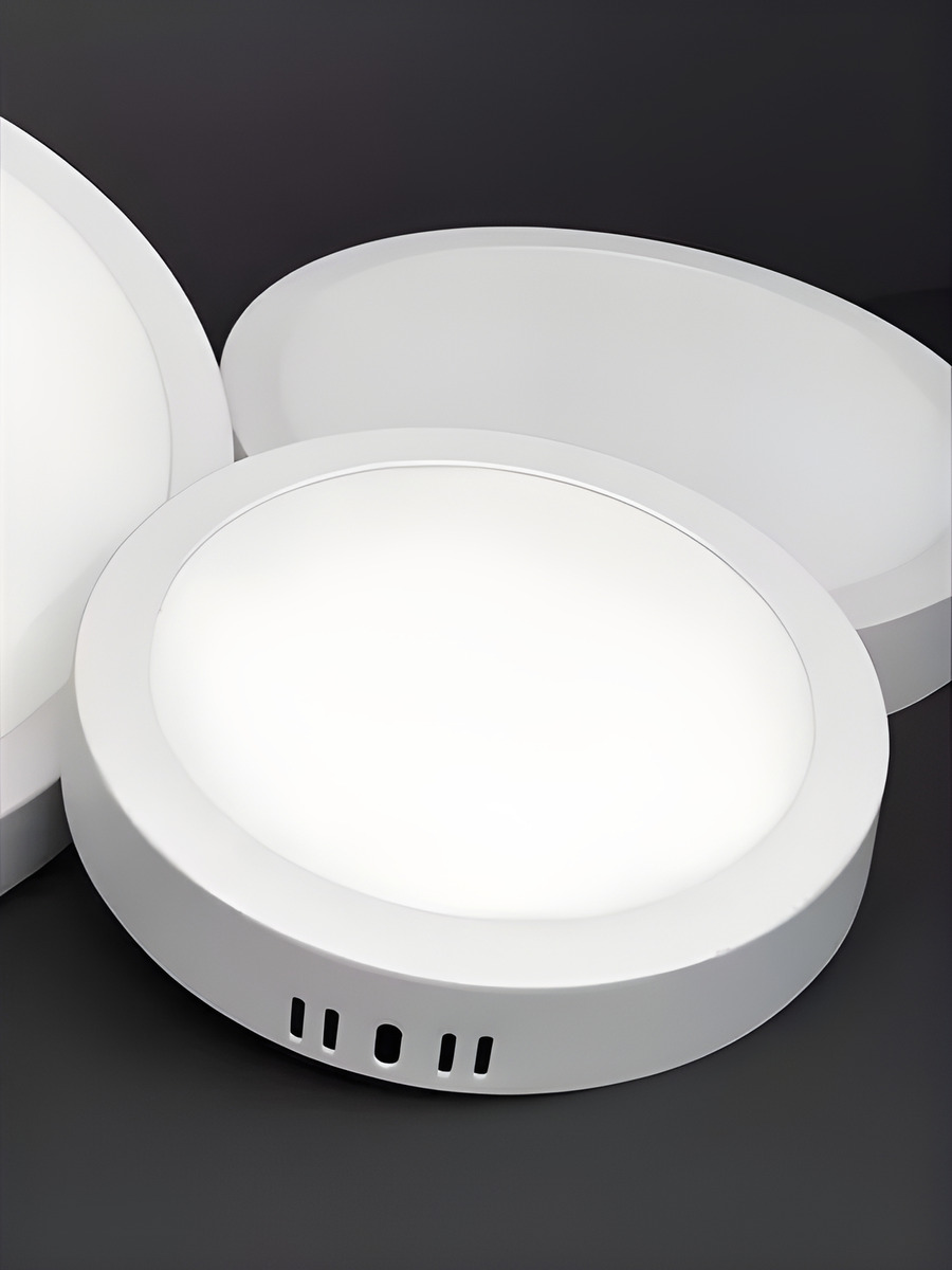 Panel Plafon Led De Sobreponer 10w Luz Calida Redondo -sc- - Imagen 4