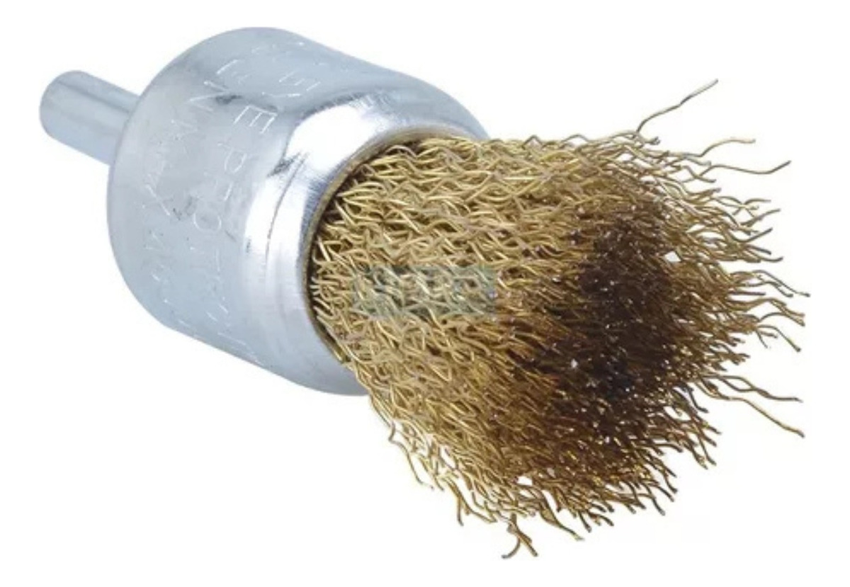 Cepillo Para Taladro Cerdas De Alambre Tolsen 24mm 4500rpm - Imagen 5