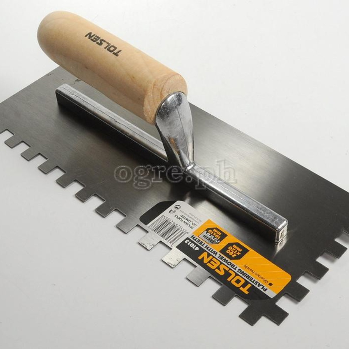 Llana Metalica Dentada Tolsen Mango De Madera 280x120mm -sc- - Imagen 4