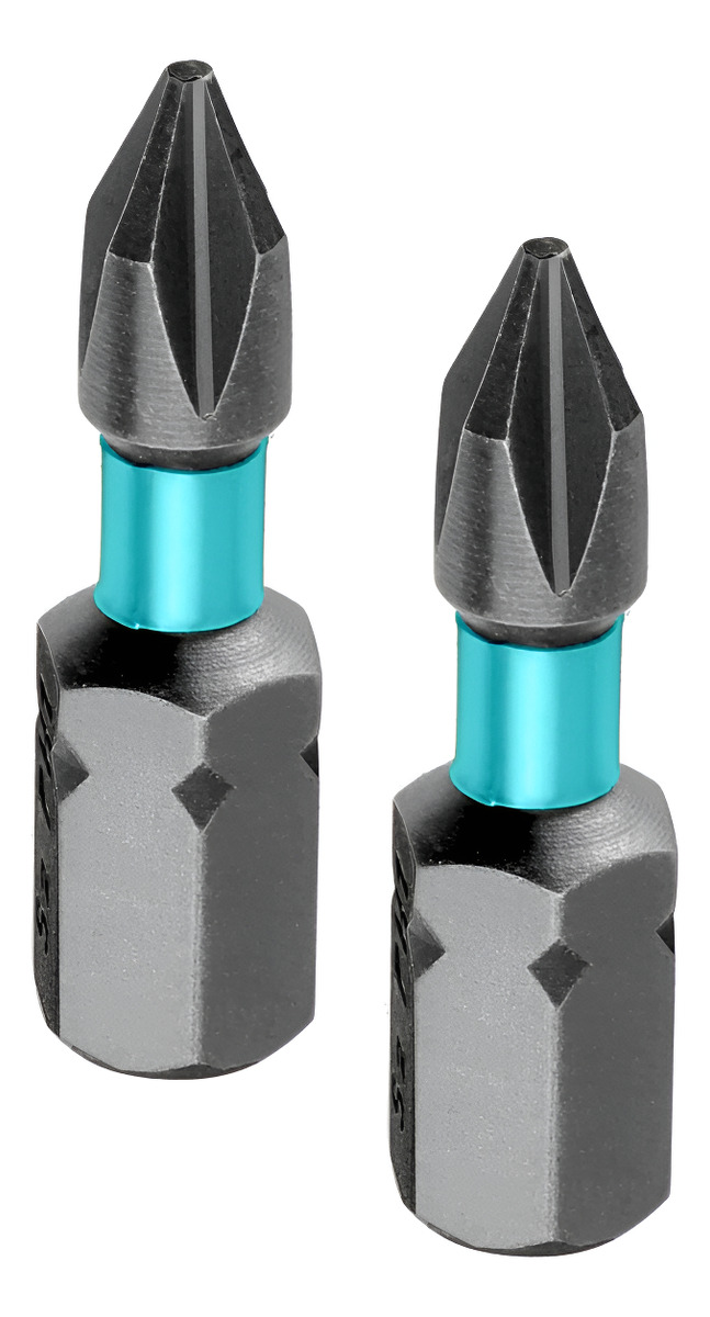 Set 2 Puntas Phillips Ph2 25mm Para Taladro Total