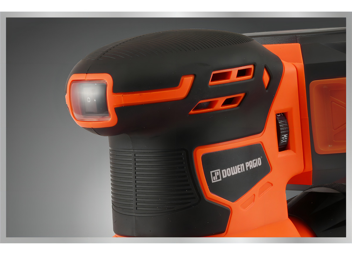 Lijadora Roto Orbital 18v 125mm Dowen Pagio Sin BaterĂa - Fc Color Naranja Frecuencia 2 - Imagen 4