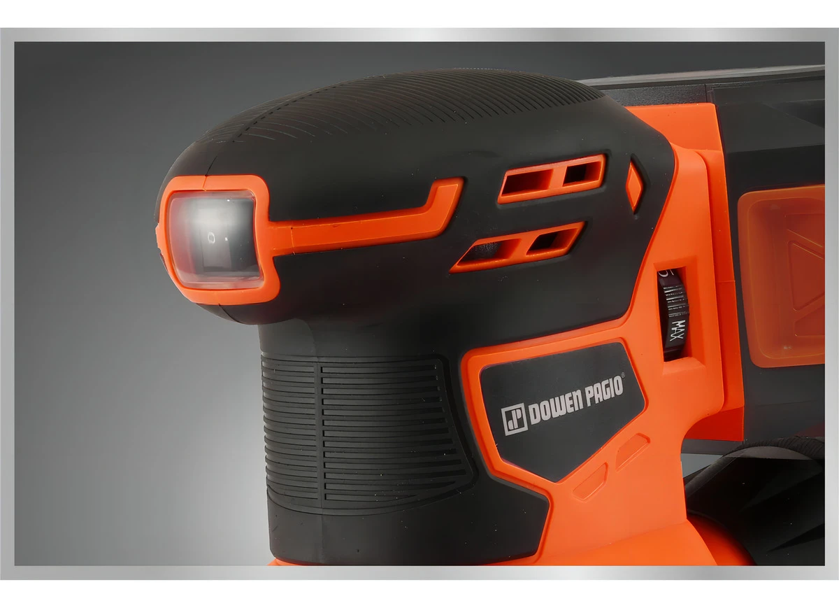 Lijadora Roto Orbital 18v 125mm Dowen Pagio Sin BaterĂa - Fc Color Naranja Frecuencia 2 - Imagen 4