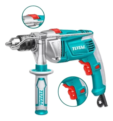 Taladro Percutor Electrico 13mm 1010w Totalsc- - Imagen 2