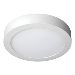 Panel Plafon Led De Sobreponer 10w Luz Calida Redondo -sc-
