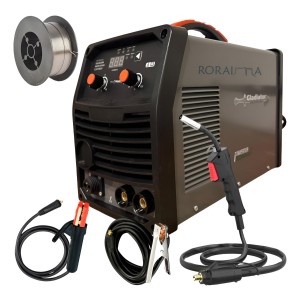 Soldadora Gladiator Pro Mig + Electrodo 225a Monofásica