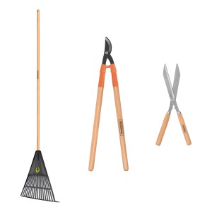Kit Jardin Tramontina Tijera, Rastrillo, Escobilla, Regalos
