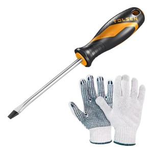 Destornillador Plano Tolsen 6,5x150 Mm Punta Magnética -rr