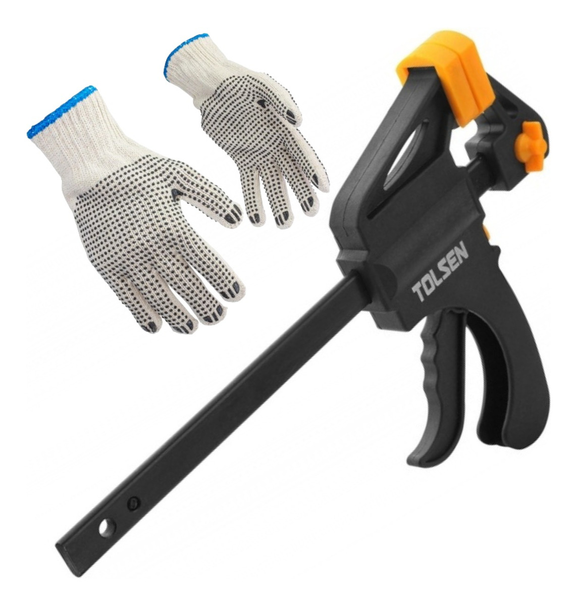 Prensa Ajuste Rapido Tolsen 450mm De Plástico Duro - Sc -