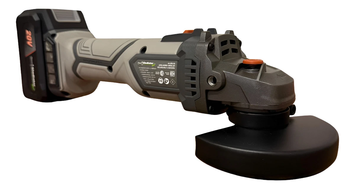 Amoladora Angular Brushless 20v Gladiator Pro 115mm