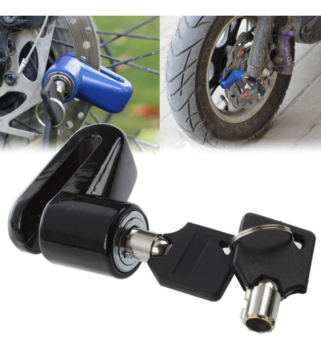 Tranca Candado Para Disco De Freno Con Bloqueo De Botón -sc- - Imagen 8