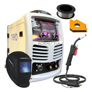 Maquina De Soldar Mig Mma Neo 200a +alambre+escuadra+careta