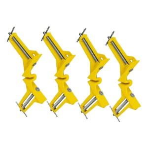 Set 4 Prensas Angulares Esquineras 90° De Aluminio Y Acero