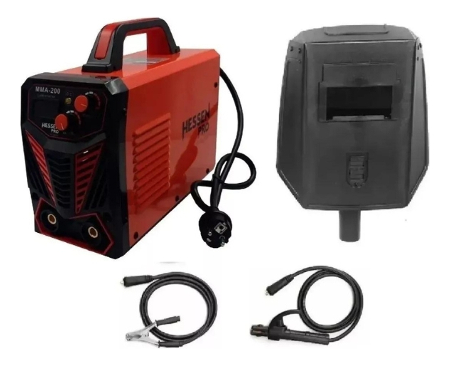Soldadora Inverter Hessen 200a Roja/negra 50hz 230v - Imagen 3