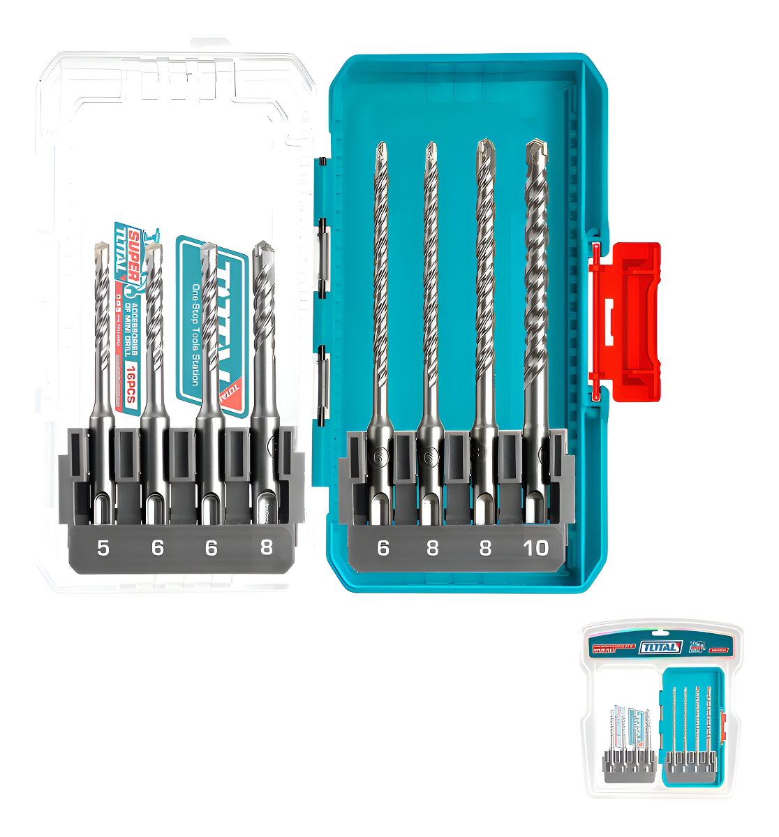 Set Juego Mechas Widia 8 Pzs Enc Sds Plus Total Tacsdl11806