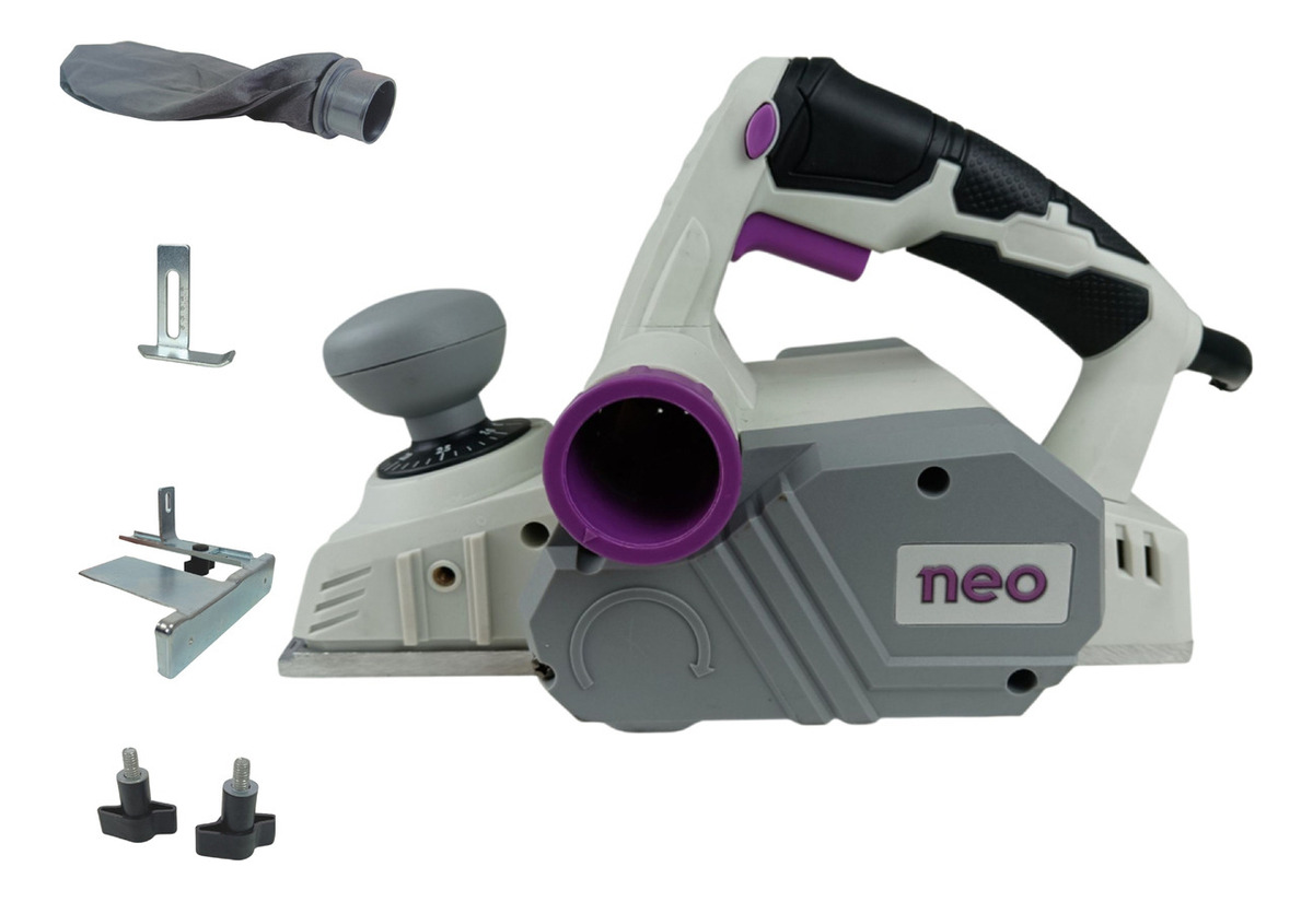 Garlopa 82mmx3mm 900w Neo Color Gris - Imagen 3