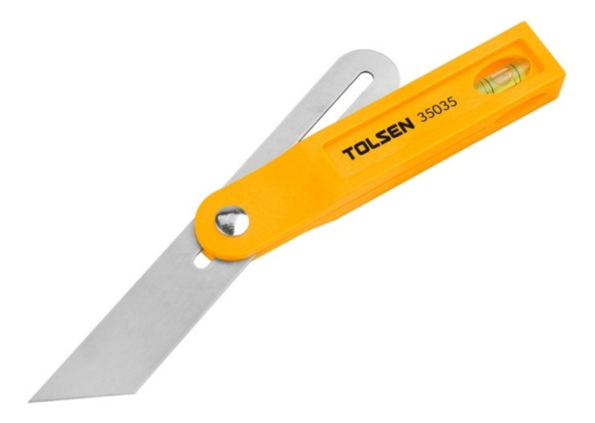 Falsa Escuadra Tolsen Con Nivel De Burbuja 8 Pulgadas - Sc - - Imagen 4