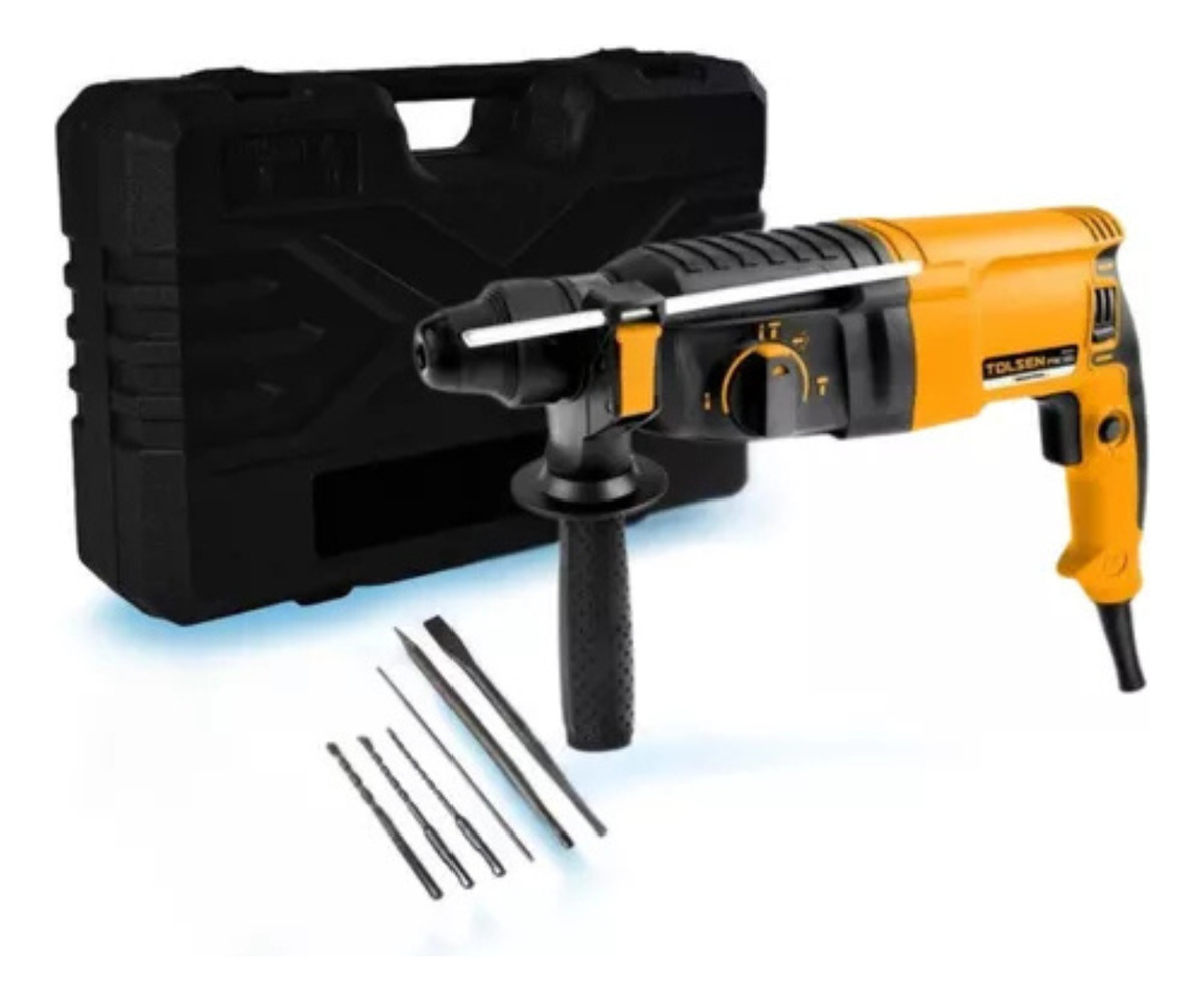 Martillo Rotativo Industrial 800w 26mm 2,8j 50hz Tolsen -sc- - Imagen 4