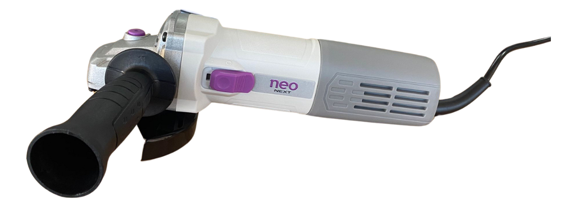 Amoladora Angular Disco 115mm Neo Aa11115/1/220vv 1200w Color Gris - Imagen 2